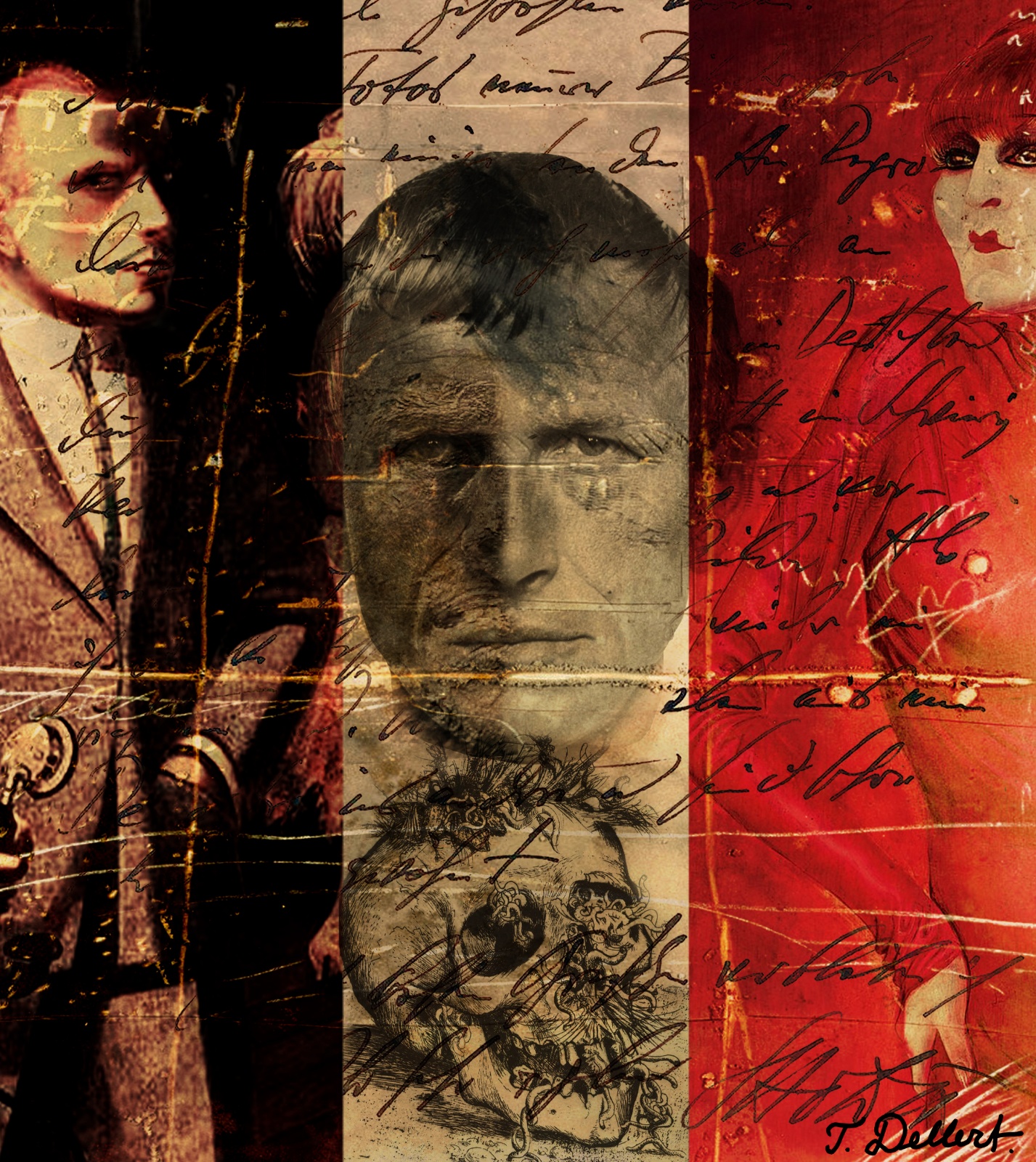 PORTRAIT OF OTTO DIX BY THOMAS DELLERT  copy